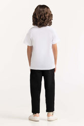 Toddler Boy White T-Shirt 231-513-022